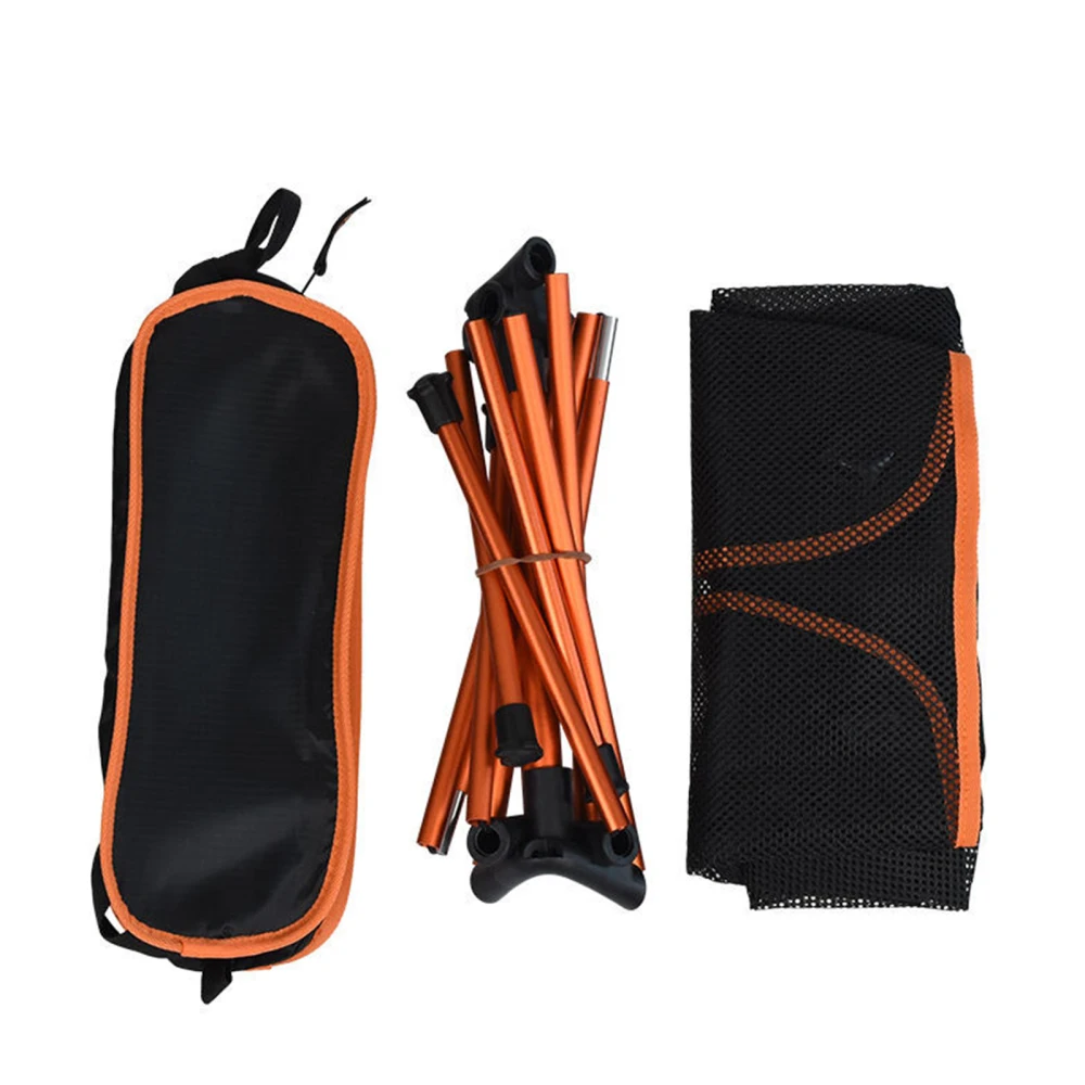 Satin Al Taşınabilir Katlanır Alüminyum Balıkçılık Sandalye Mekanik Yapı Tasarımı 600D Oxford Kumaş Açık Kamp Barbekü Plaj