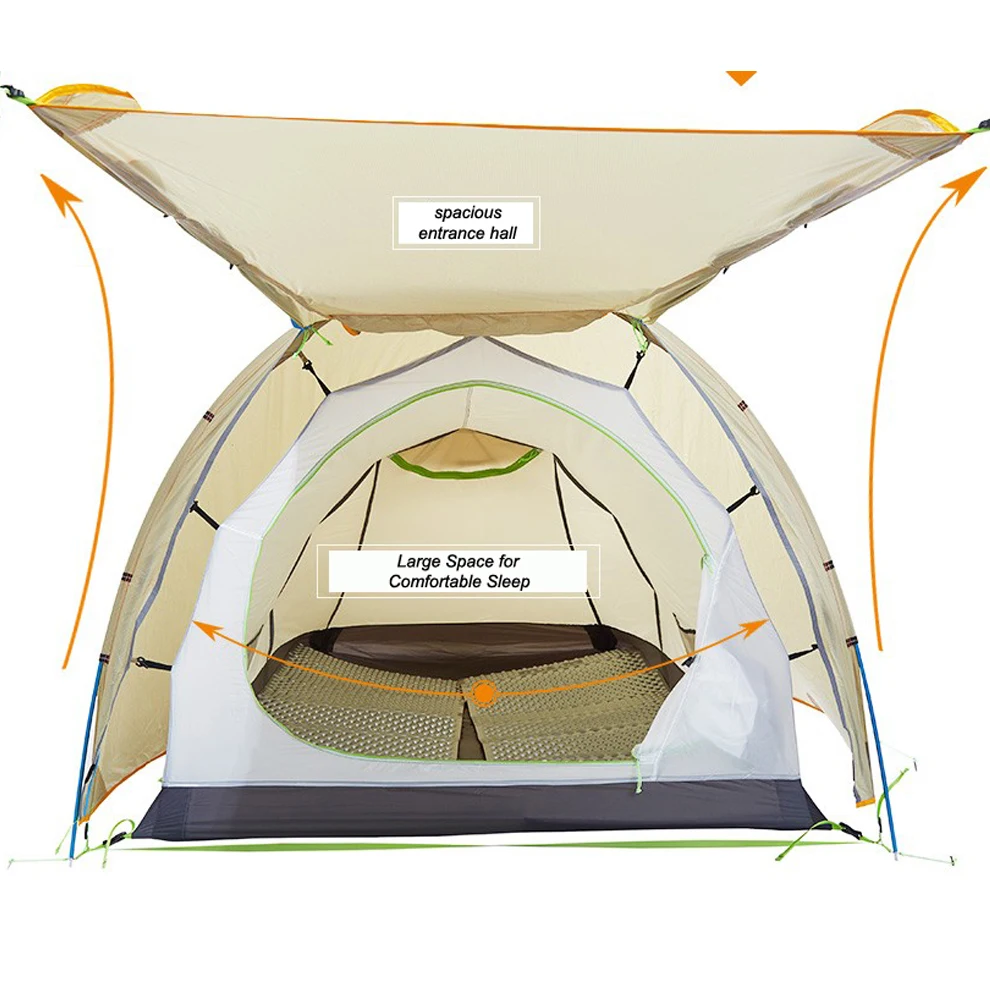 Asta Gear Windchaser 2 20D силиконовый нейлоновый ультралегкий походный Hikking|Палатки| |