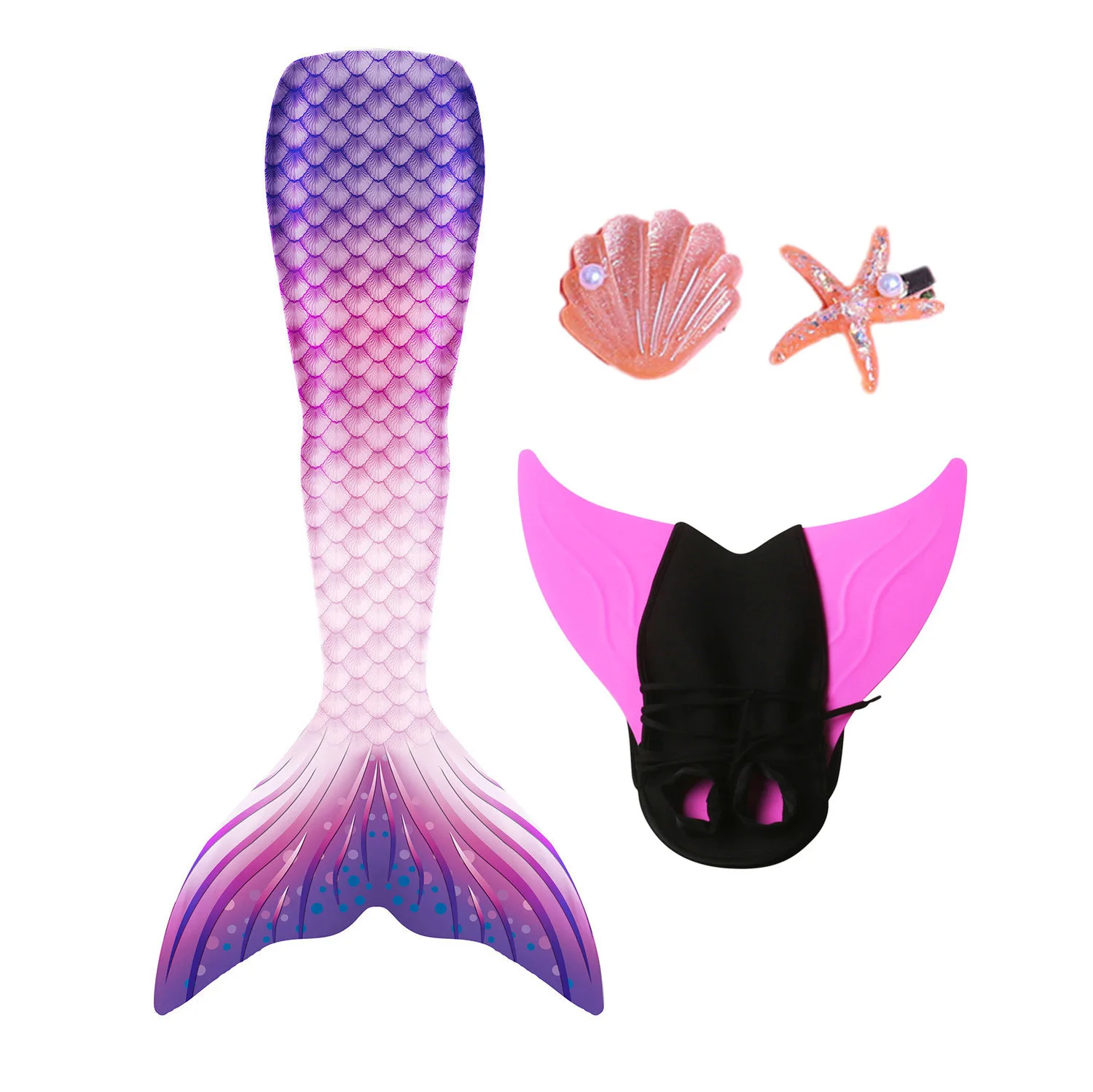 Новый для взрослых и детей Русалка Моноласты хвосты купания купальник девочек