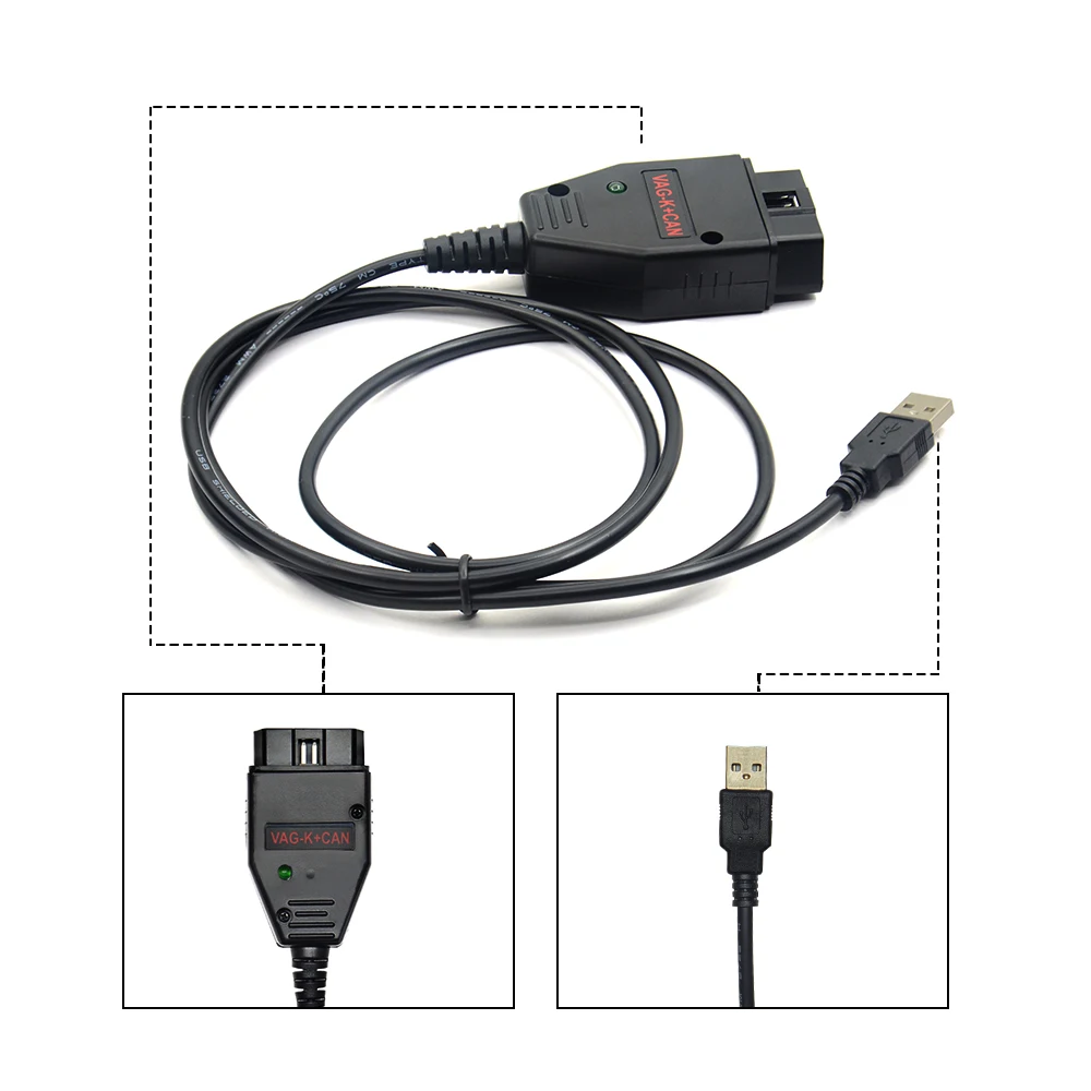 Диагностический сканер OBD2 для VAG K CAN Commander 1 4 FTDI FT232RL PIC18F25K80 | Автомобили и мотоциклы
