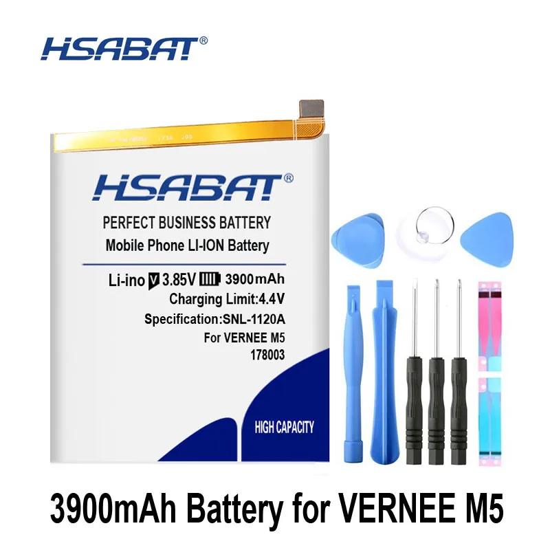 Аккумулятор HSABAT 178003 3900mAh для аккумуляторов Vernee M5