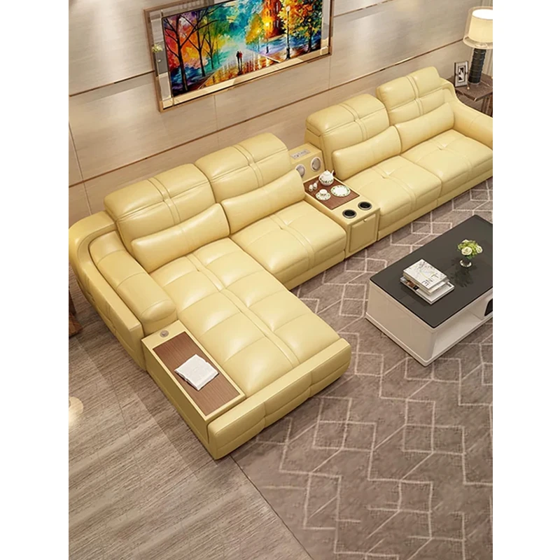 L образный коричневый цвет новый дизайн мебель для гостиной угловой диван|Диваны