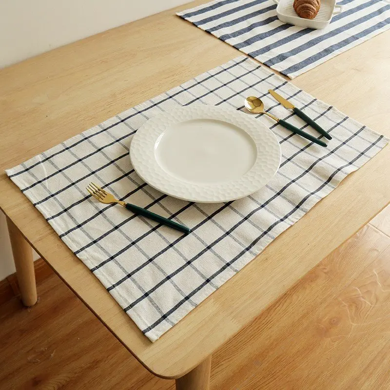 

40X60CM Cotton Classic Stripe Print Dishtowel Kitchen Towel Cleaning Cloth Tea Towel Ultra Durable