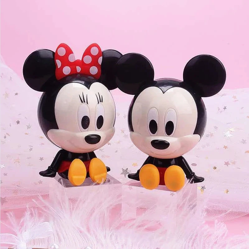 

2pc/lot Disney Minnie Mickey Cake Decoration Baby Shower Birthday Party Fashion Cute Cartoon Cake Ornament Cake Topper Kids Toys