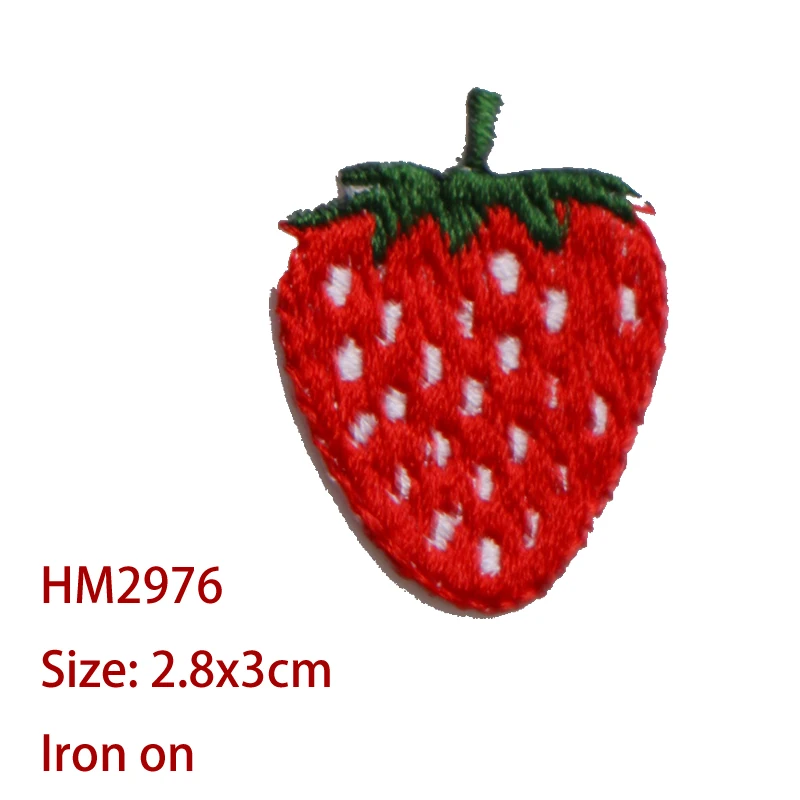 Модные нашивки с вышивкой фруктов панды собаки бабочки глаз значок аппликация