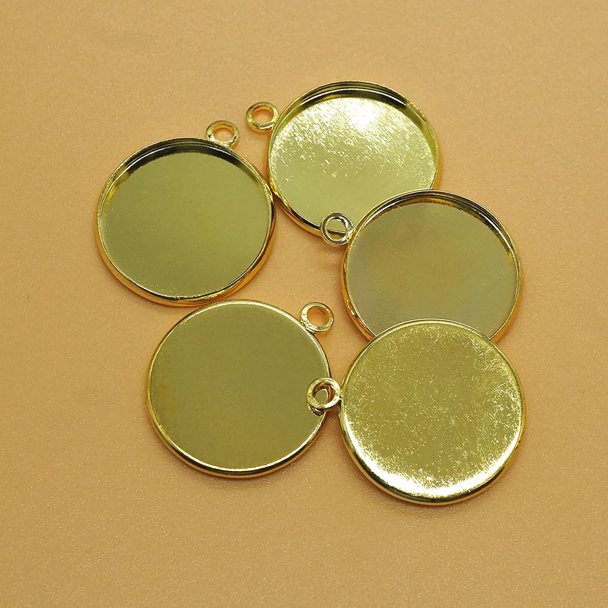 10 шт. 12 мм 25 пустая основа для Подвески Круглый соединитель кабошон настройки