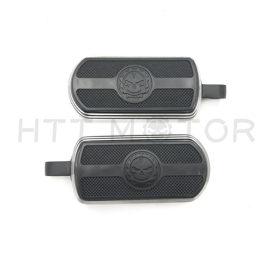 Aftermarket мотоцикл части шестерни череп Great Wall подножки для 84-17 Harley Road King Street Glide Road Glide BLAC