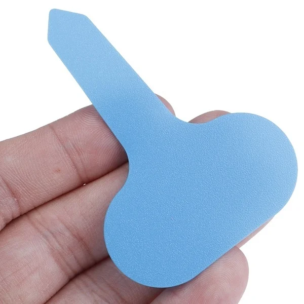 

100Pcs plastic plant t-type tag markers nursery garden lawn label 5*7cm