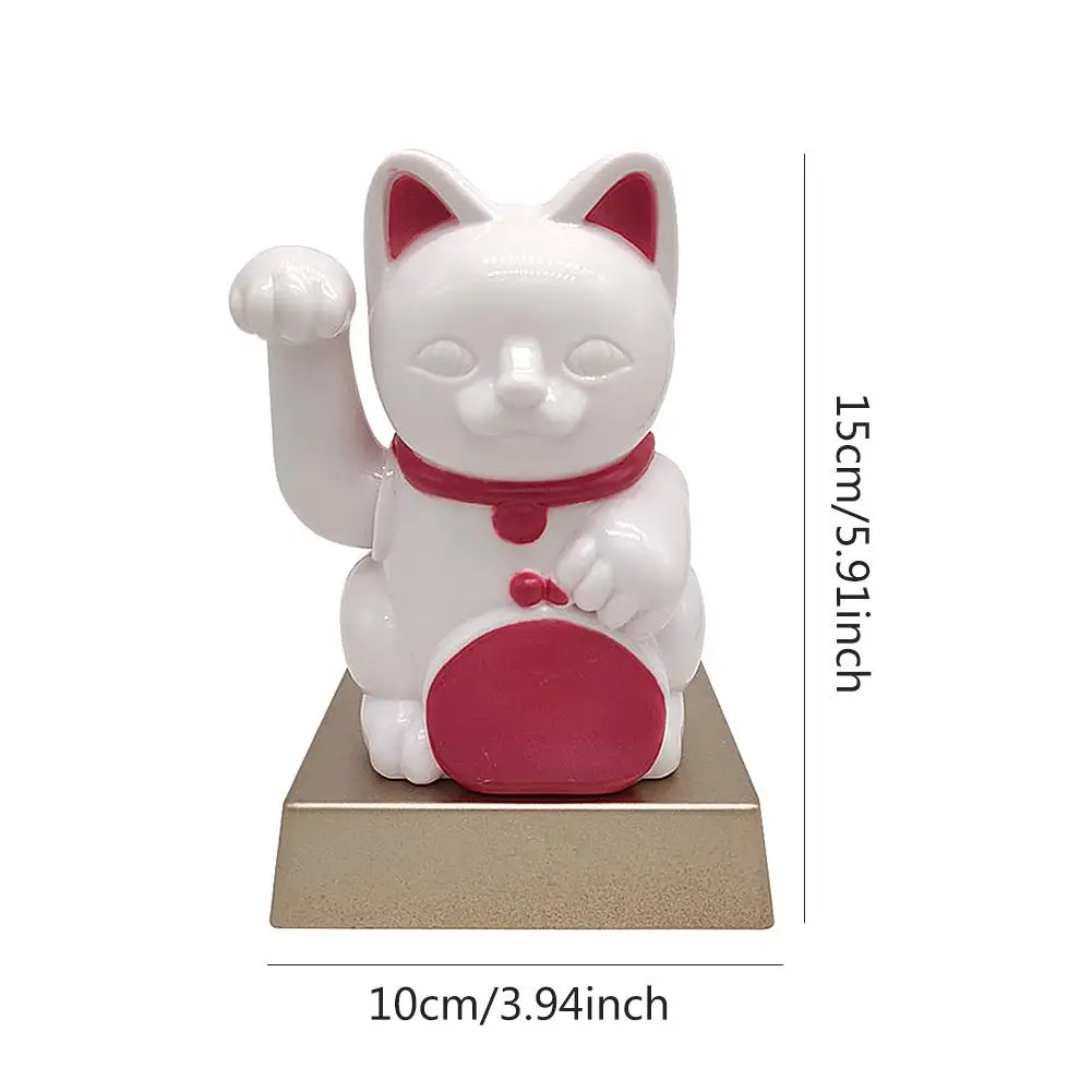 Украшение интерьера автомобиля Lucky Cat, солнечная качающаяся кукла для дома, автомобиля, отеля, офиса, Декор, рукоделие, качающаяся голова, игрушки, автомобильные аксессуары