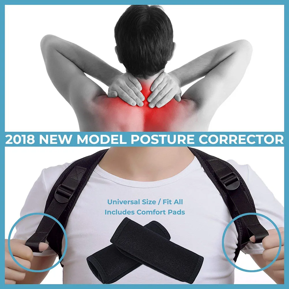 

Hot Sale Posture Corrector Fracture Support Back Shoulder Correction Brace Belt Strap X85