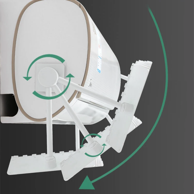 

Wall-mounted air conditioner windshield for anti-straight blowing HUG