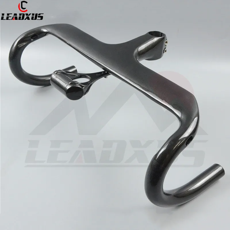 LEADXUS GIHB02 Интегрированный руль из углеродного волокна для шоссейного велосипеда