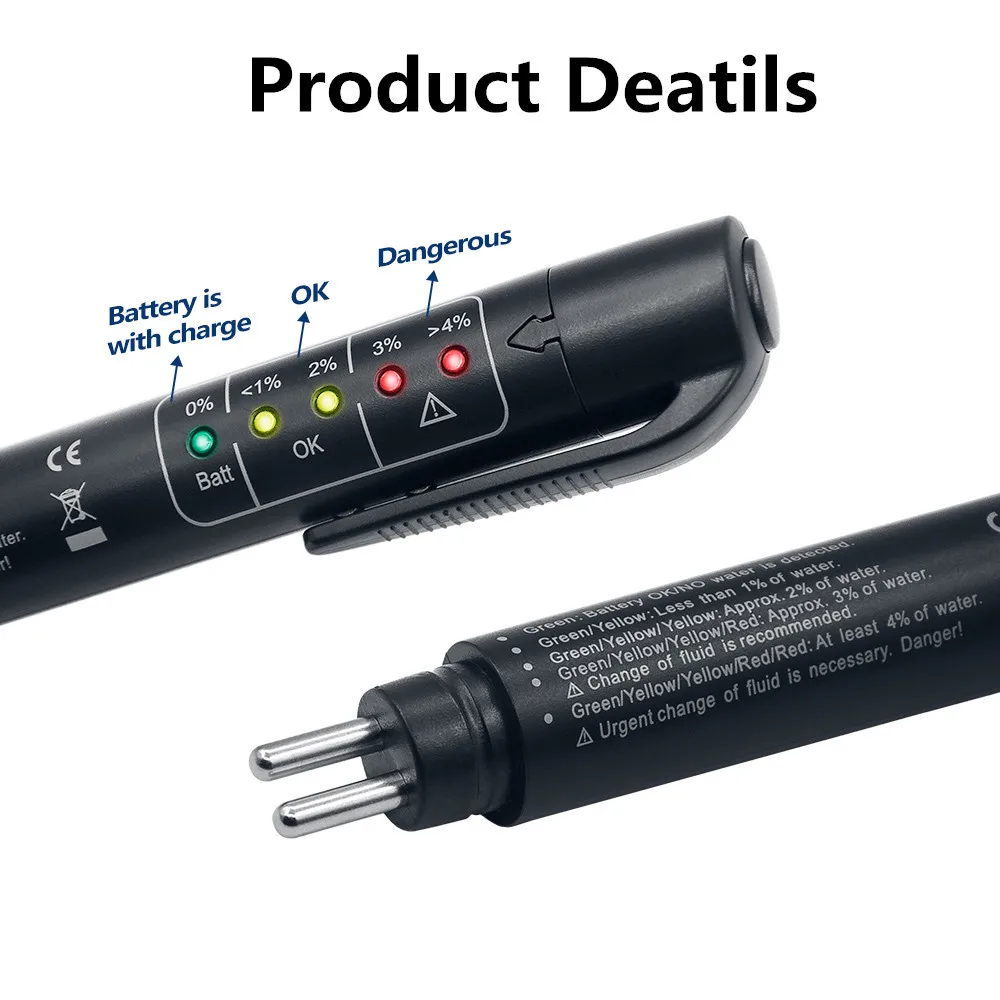 Универсальный тестер тормозной жидкости точная ручка для проверки качества