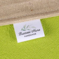 custom clothing labels brand tags organic cotton ribbon labels logo or text handmade printing labels boutique md1061