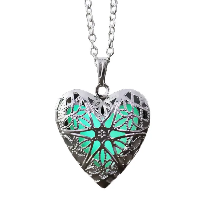 Ожерелье-коробочка Openable Hollow Magic Box Luminous Love новинка 2021 года подарок для девочек оптом для женщин.
