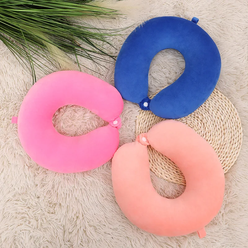 

Soft U-Shaped Slow Rebound Memory Foam Travel Neck Pillow, Home Outdoor Textiles, U-Shaped Soft Particle Cushion Hot Sale