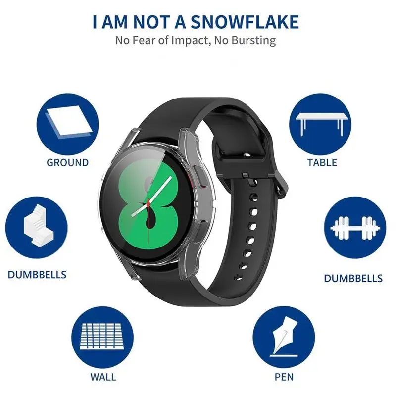 

Ремешок для умных часов, защитный чехол для Samsung Galaxy Watch 4 40/44 мм