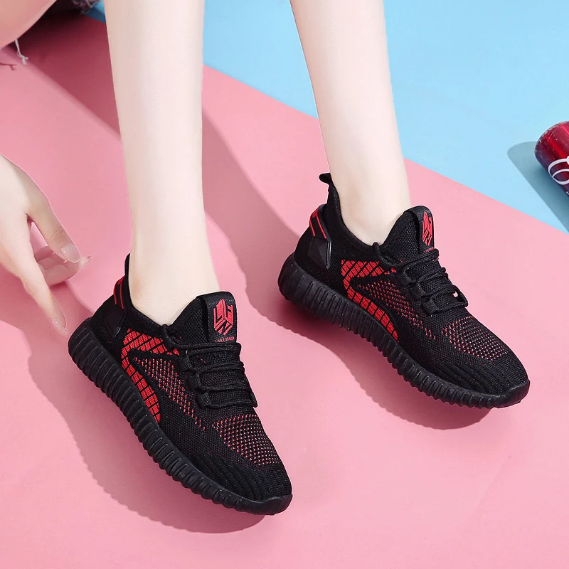 

2021 Sneakers Woman Mesh Vulcanized Ladies Loafers Female Casual Walking Shoes Women's Breathable Footwear Outdoor sports shoes