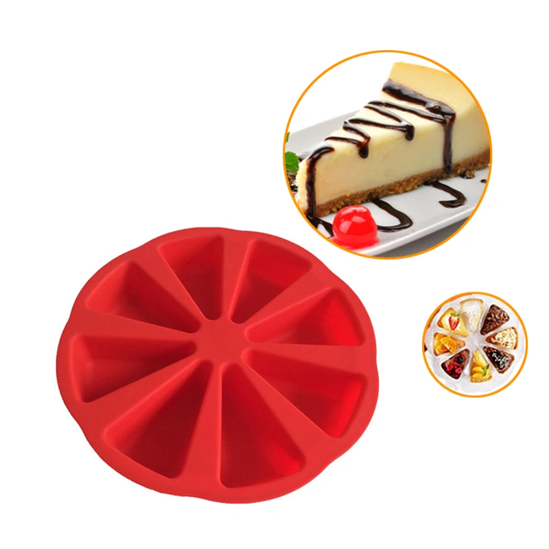 

Bakeware Molds Cake Pan Silicone Cake Mold Pudding Triangle Cakes Mould Muffin Baking Tools Fondant Cake Molds