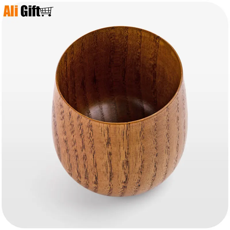 Домашняя японская деревянная чайная чашка изоляция большой емкости из массива