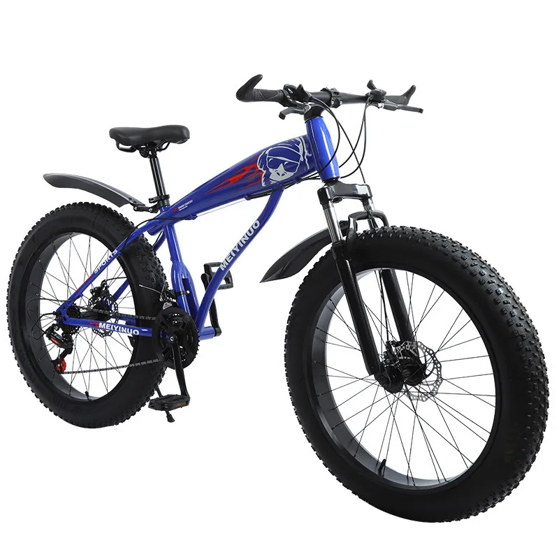 

MEIYINUO MONKEY-26 26 Inch Wheel Adult Mountain Bike 27 Speed Road Bicycle Fat Tire Beach Snowmobile Men Racing Ride MTB Cycling