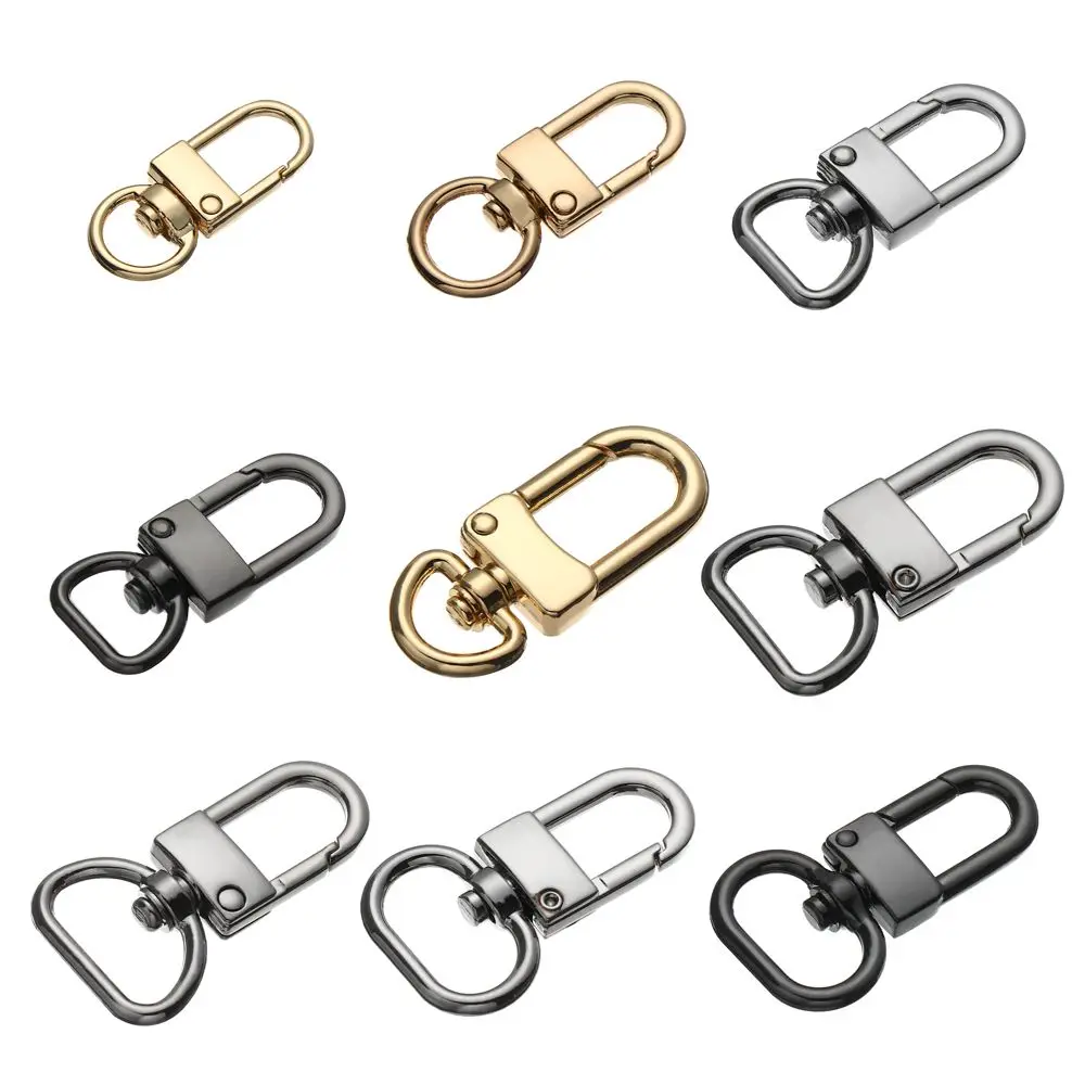 

5 шт., металлические застежки-карабины для сумок, 9/12/17/20 мм