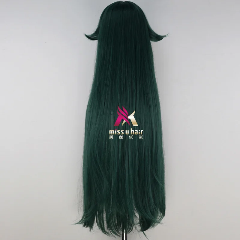 Japanese Game SaYa No Uta women Saya cosplay wig Saya role play long green hair wig costumes + Wig Cap
