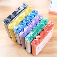 5 rolls 1 pack 100pcs household disposable trash pouch kitchen storage garbage bags cleaning waste bag plastic bag