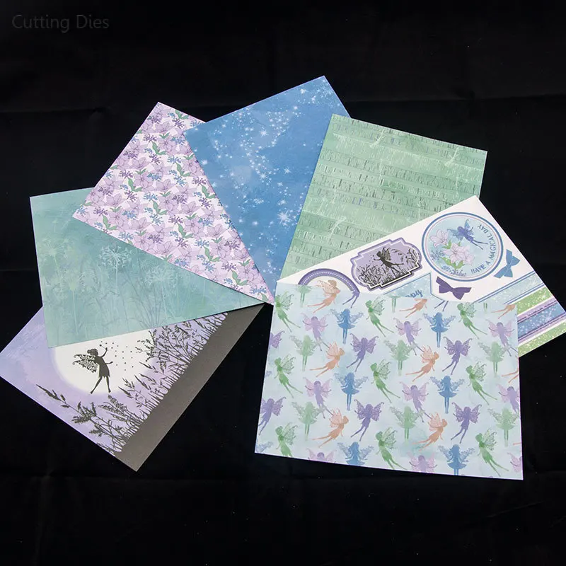 2019 Новинка 14 шт. Фея подставки для семейного альбома бумага Оригами