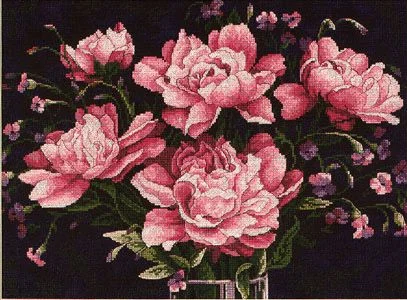 

Top Little Pirate Counted Cross Stitch Kit Cross stitch RS cotton with cross stitch Dim 03882 - PINK ROSE