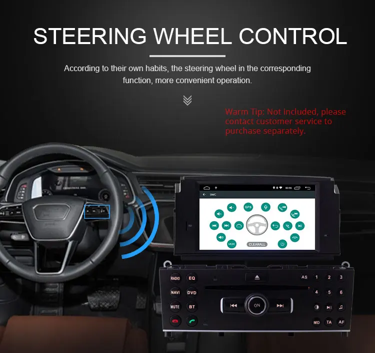 TOPBSNA 1 Din Android 10 автомобильный dvd-плеер для Mercedes Benz C200 C180 W204 2007 2008 2009 2010 автомобильный Радио Стерео Wi-Fi головное устройство авто