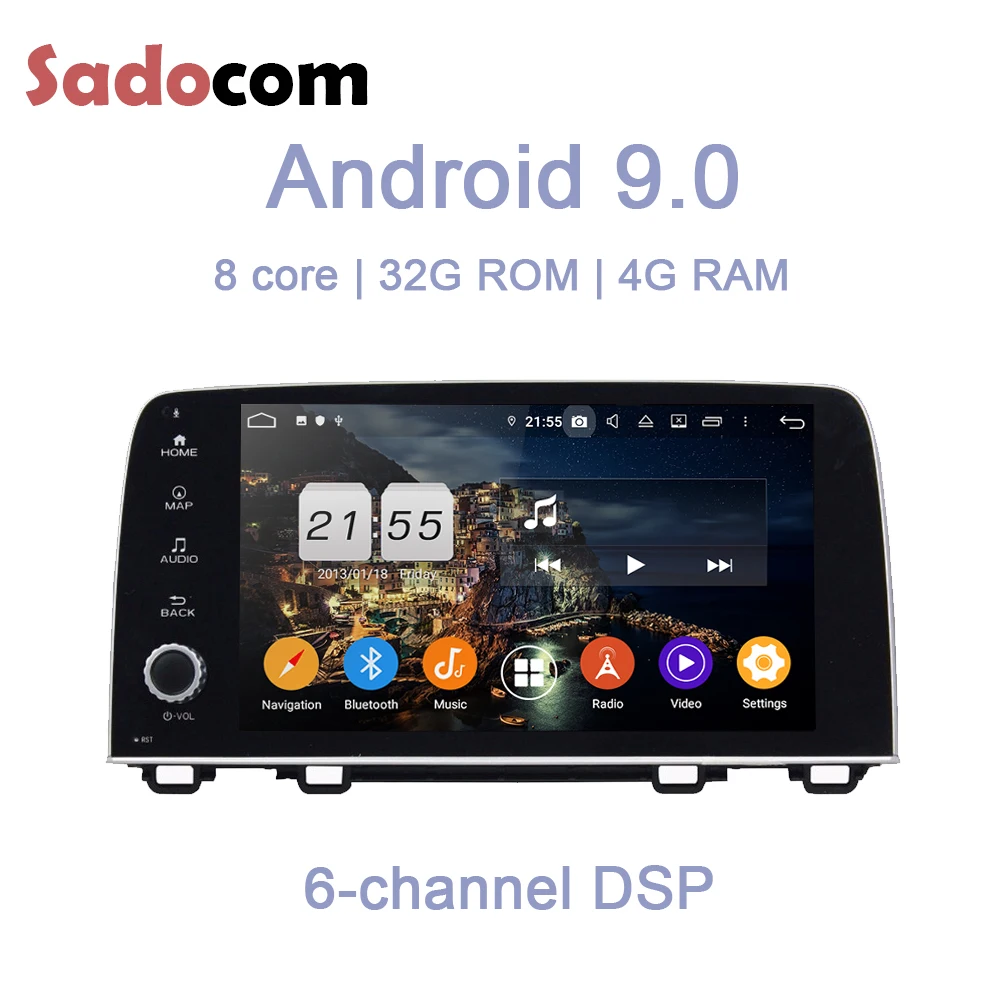9 &quotAndroid 0 4 Гб + 32 8 ядер PX5 DSP автомобильный dvd плеер GPS ГЛОНАСС карта RDS радио wifi