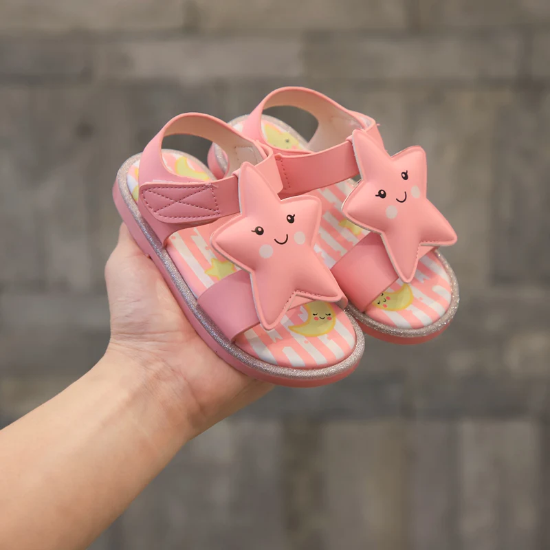 Детские светящиеся сандалии новинка 2020 обувь для девочек детские Мультяшные