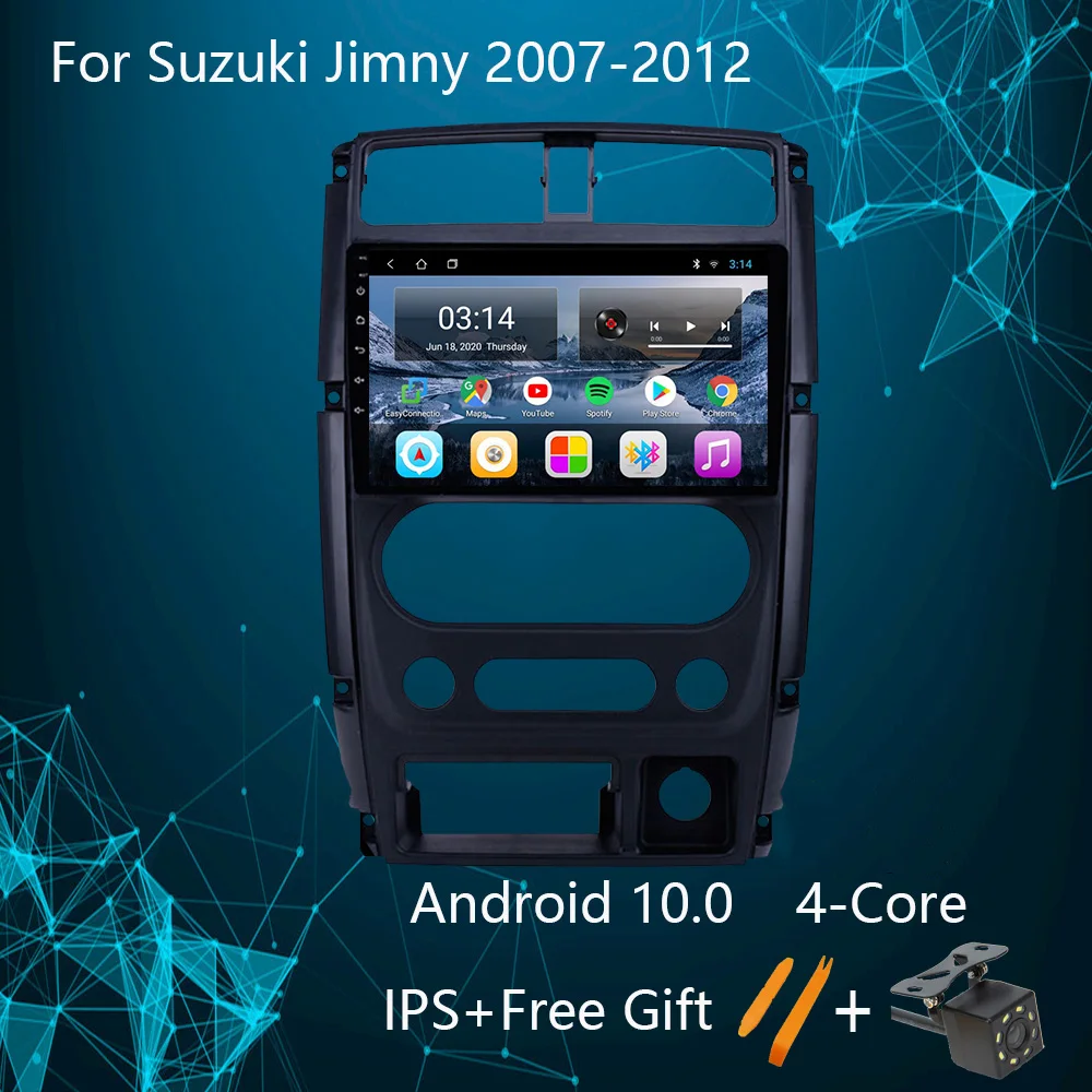 

Android 10.0 AI Voice Control 2Din Car Radio Multimedia Player GPS For Suzuki Jimny 3 2007-2012 TMPS OBDII 4-Core Bluetooth WIFI