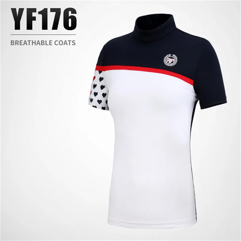 Женская футболка для гольфа PGM Женские топы с коротким рукавом спортивная одежда