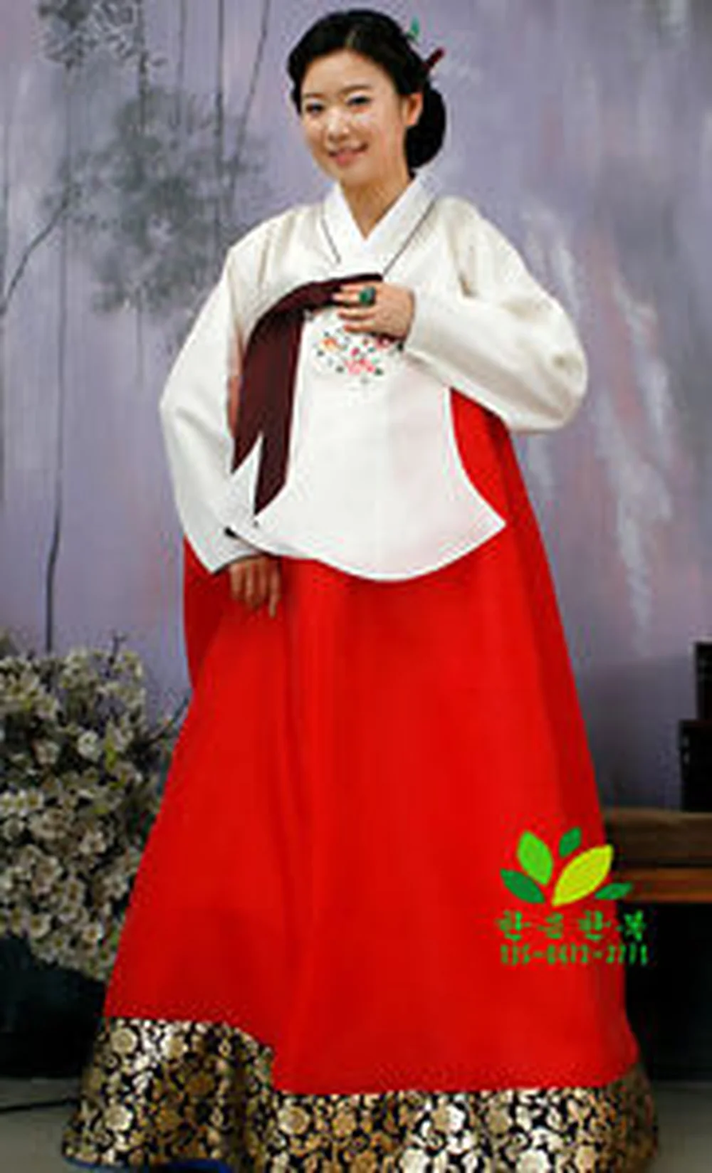 Ханбок платье Традиционный корейский костюм для церемонии данги Корейский