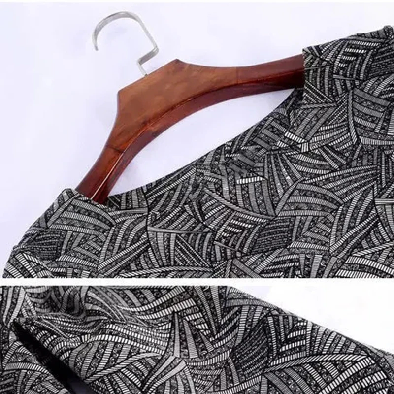 

Vintage Floral Print A-Line Dress Women Spring Elegant O-Neck Three Quarter Sleeve Party Dress Sexy Mini Dress Office Lady 2020
