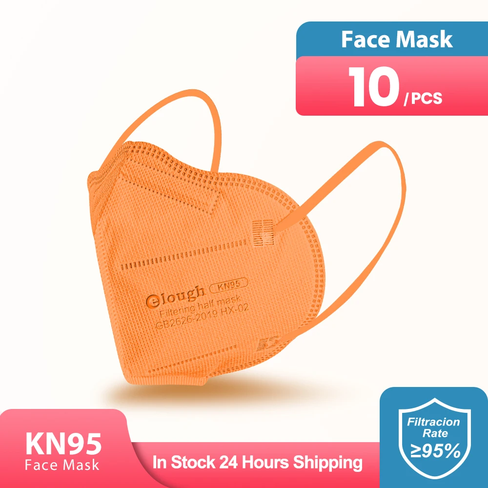 Elough цветные kn95 маски ffp2 mascarillas fpp2 neгра для взрослых одобренная маска ffp2mask черная