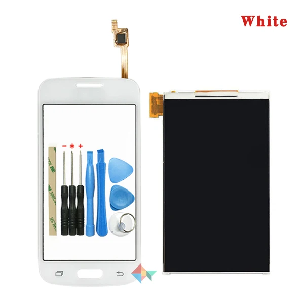 Высокое качество 4," для samsung Galaxy Star 2 Plus SM-G350E G350E ЖК-экран+ код отслеживания - Цвет: LCD and Touch White
