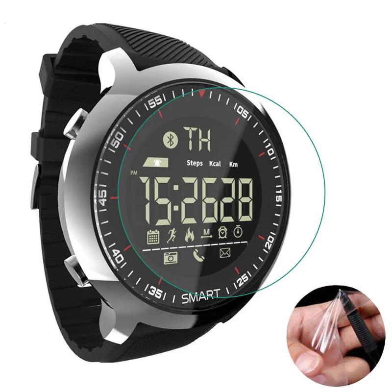 

3 шт. мягкая защитная пленка для LOKMAT MK18 Bluetooth Смарт-часы цифровые умные часы Экран Защитная крышка (не Стекло)