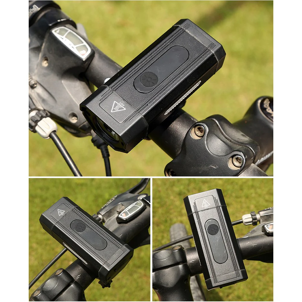 

USB Rechargeable Bicycle Light 2500mAh Car Light IPX6 Waterproof 4 Lighting Mode Warning Light Bicycle Accessories Front Light