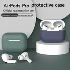 Силиконовый чехол Kjoew для Apple Airpods Pro, беспроводной защитный чехол, аксессуары для наушников Air Pods, противоударный чехол