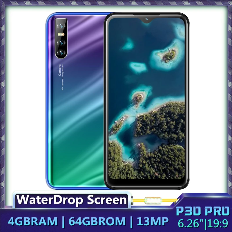 Оригинальные смартфоны P30 PRO, 4 грамма, 64 грома, Android, 13 МП, 6,26 дюймов, экран капли воды, 19:9, разблокированные мобильные телефоны, мобильные телефоны