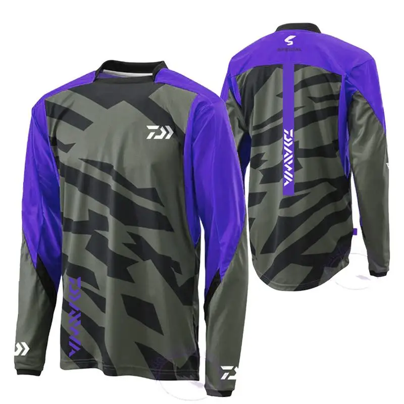 

DAIWA New Style Fishing Clothing Cool Max Sunscreen Anti-uv Breathable Coat Long Sleeve Summer Fishing Size XS-5XL Shirt