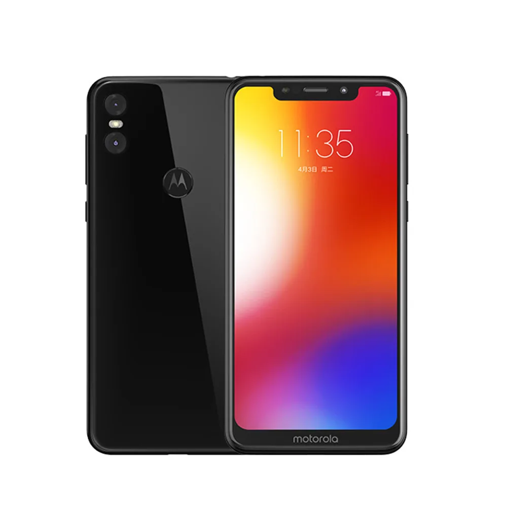 MOTO P30 Play Global rom 4 Гб ОЗУ 64 Гб ПЗУ Двойная камера 13,0 МП 1080P LTE Snapdragon 625 Восьмиядерный 1,8 ГГц ZUI 4,0 отпечаток пальца телефон - Цвет: BLACK