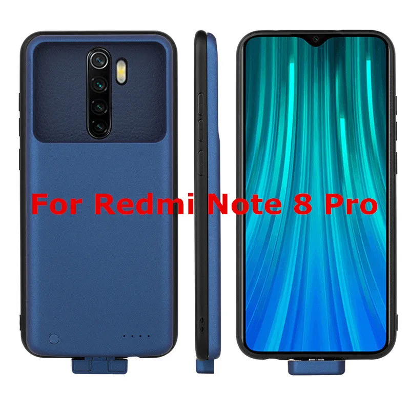 Blue for Note 8 Pro Резервный внешний аккумулятор NTSPACE 7000 мАч для Xiaomi Redmi Note 8 Pro, чехол для зарядного устройства для телефона Redmi Note 8, чехол для питания - Цвет: Blue for Note 8 Pro
