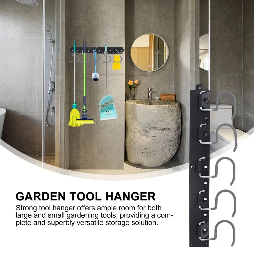 

1 Set Garage Hooks Tools Organizer Wall Mounted Adjustable Wall Tool Organizer