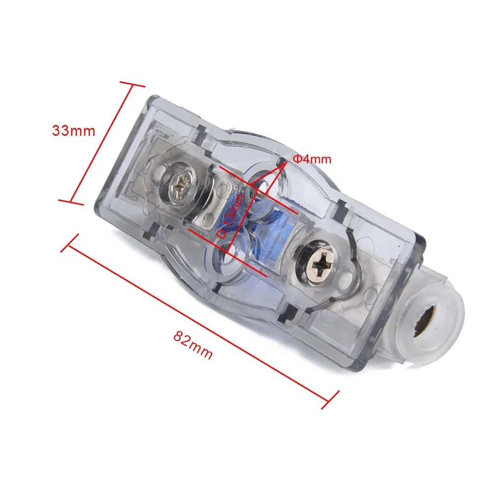 

Mini ANL Fuse Holder with 60 Amp Fuse Car Boat Audio Power Distribution Block Fusebox Car Accessories Zinc Alloy