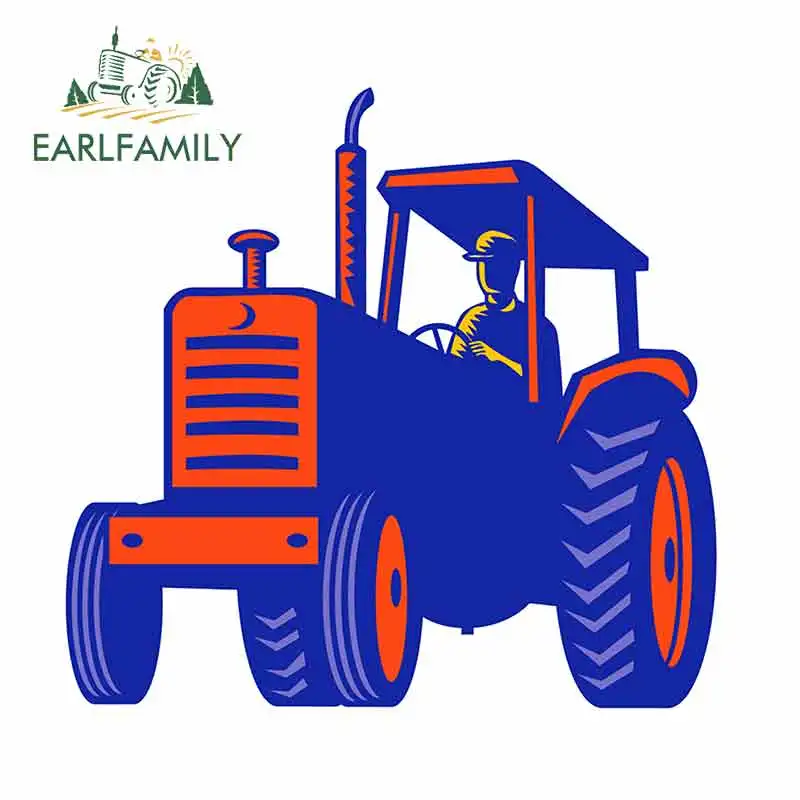 Материал для граффити EARLFAMILY 13 см х 12 4 винтажного сельскохозяйственного трактора