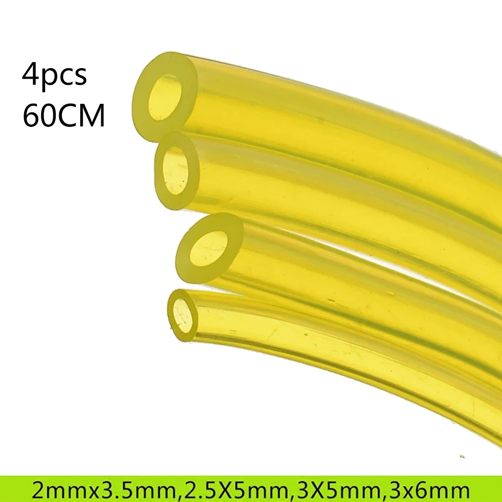4PCS 4 Sizes Fuel Line Hose Gas Pipe Tubing Trimmer Chainsaw Blower Parkside Tools Parts For STIHL Husqvarna Whackers Garden | Инструменты